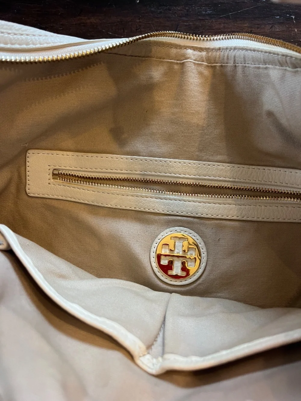 Tory Burch Cream Amanda Bag NEW